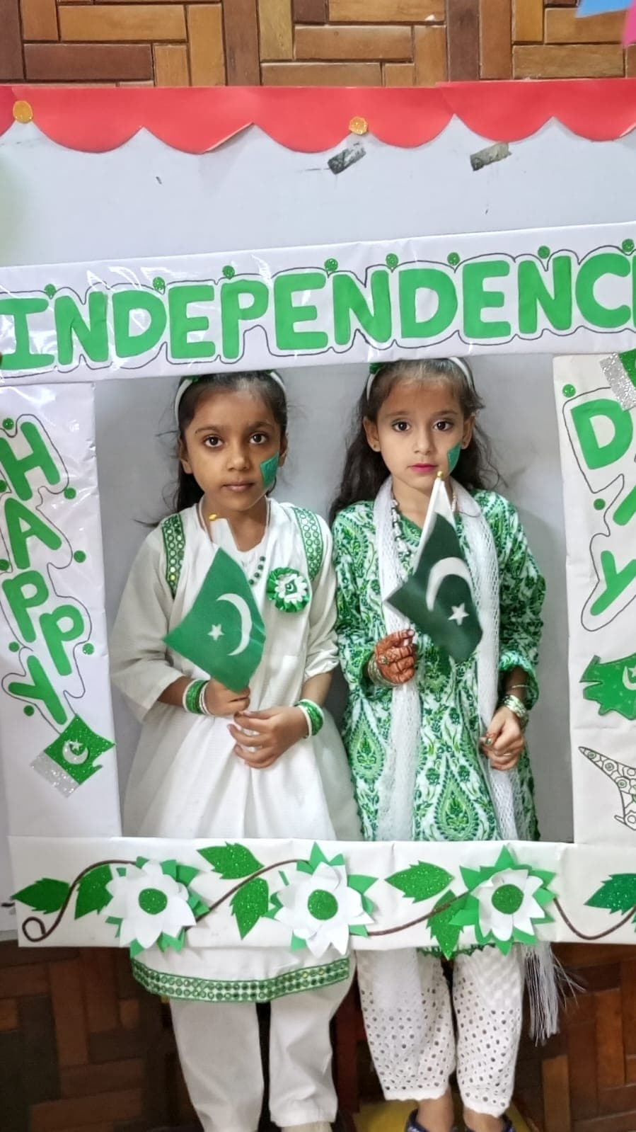 Independence Day classroom photo moment