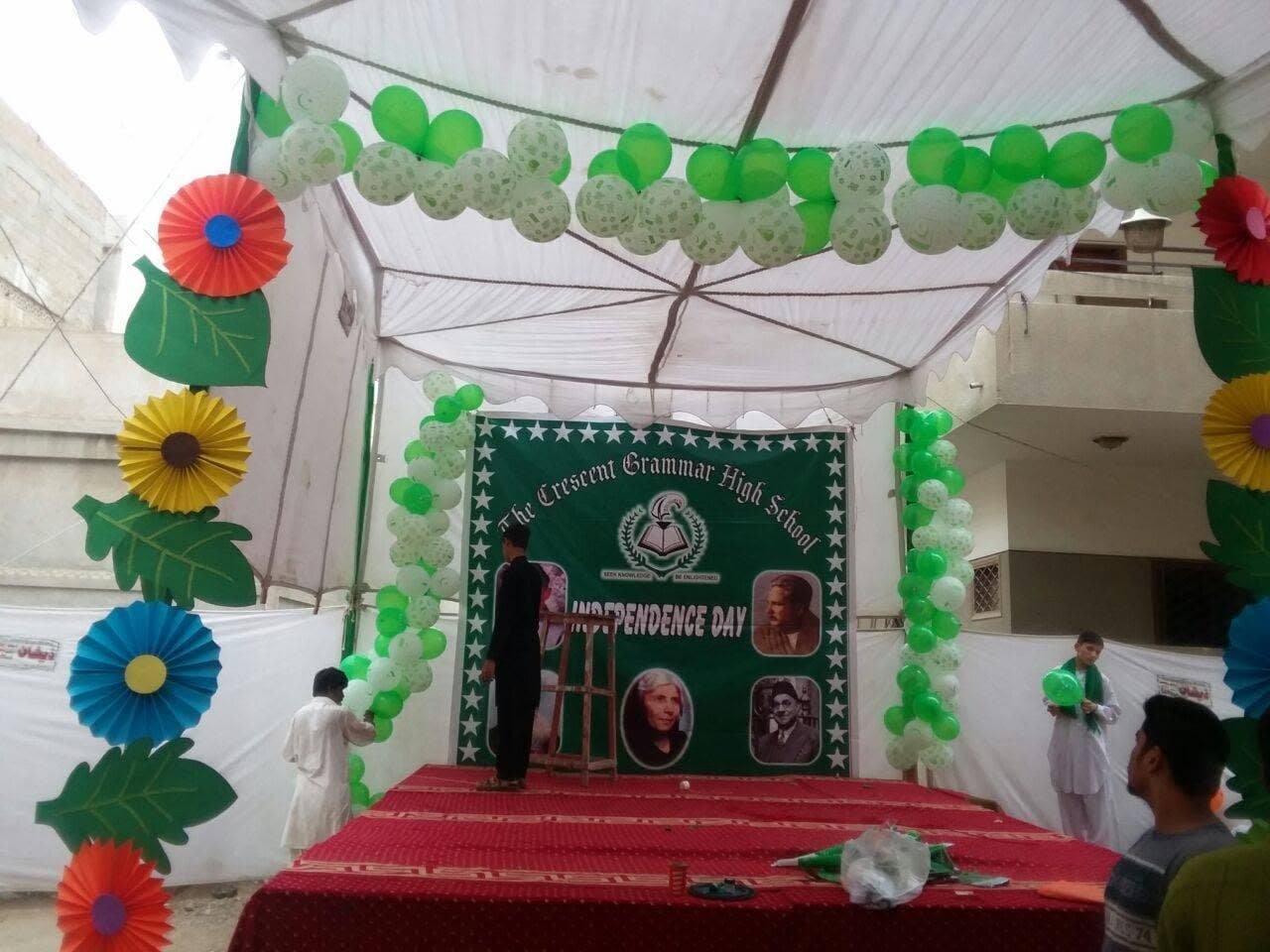 The Crescent Grammar High School Independence Day gathering